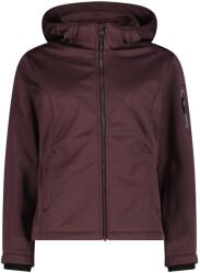 CMP Дамско софтшел яке CMP Women's Jacket Zip Hood 39A5006M Softshell jacket - Black Berry Melange - размер 44 (EU) (103-3053-0216)