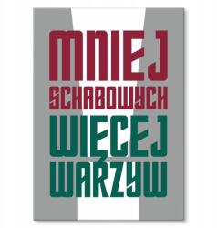 SteelPoster Fém poszter kevesebb karaj Tábla Tepsi 22 x 31 cm +ajándék (plakat dekoracyjny, metalowa tablica, szyld)