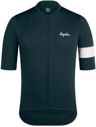Rapha Мъжка фланелка с къс ръкав за колоездене Rapha Core Jersey Cycling jersey - Forest Green / White - размер XS (056-3756-0911)
