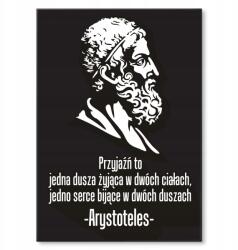 SteelPoster Fém poszter Arisztotelész Tábla 30 x 42 cm +ajándék (plakat dekoracyjny, metalowa tablica, szyld)