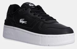 Lacoste bőr sportcipő T-Clip Platform - fekete Női 39
