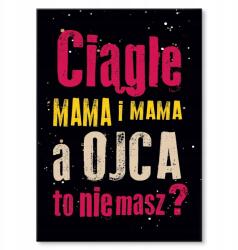 SteelPoster Fém poszter Anya és mama Tábla Tepsi 30 x 42 cm +ajándék (plakat dekoracyjny, metalowa tablica, szyld)