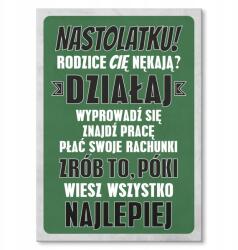 SteelPoster Fém tini poszter Tábla 30 x 42 cm +ajándék (plakat dekoracyjny, metalowa tablica, szyld)