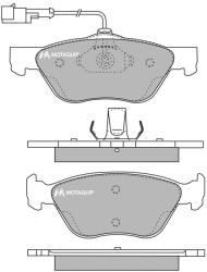 MOTAQUIP Set placute frana MOTAQUIP LVXL190 (LVXL190)