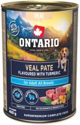 ONTARIO Adult borjú pástétom kurkuma ízesítéssel 400g