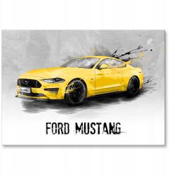 SteelPoster Fém poszter Ford Mustang Legenda Tábla Tepsi 22 x 31 cm +ajándék (plakat dekoracyjny, metalowa tablica, szyld)
