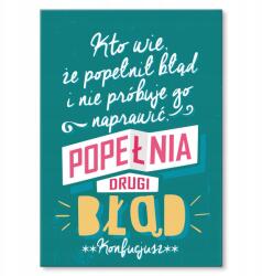 SteelPoster Fém poszter Ki tudja Tábla Tepsi 22 x 31 cm +ajándék (plakat dekoracyjny, metalowa tablica, szyld)