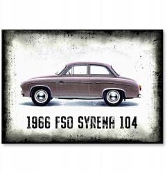 SteelPoster Fém poszter 1966 Fso Sellő 104 Tábla 30 x 42 cm +ajándék (plakat dekoracyjny, metalowa tablica, szyld)