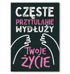 SteelPoster Fém poszter Gyakori ölelés Tábla Tepsi 22 x 31 cm +ajándék (plakat dekoracyjny, metalowa tablica, szyld)