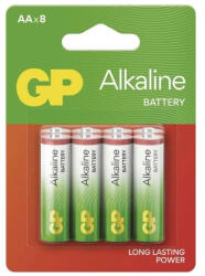 GP Batteries Alkaline LR6/8 B04238 1, 5V tartós AA ceruza elem (GP-B04238)