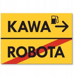 SteelPoster Fém poszter kávé robot Tábla Tepsi 22 x 31 cm +ajándék (plakat dekoracyjny, metalowa tablica, szyld)