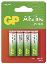 GP Batteries Alkaline LR6/4 B04214 1, 5V tartós AA ceruza elem (GP-B04214)