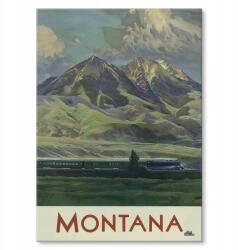 SteelPoster Fém poszter Montana Tábla Tepsi 22 x 31 cm +ajándék (plakat dekoracyjny, metalowa tablica, szyld)