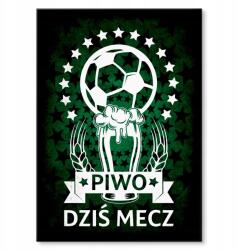 SteelPoster Fém poszter Sör és meccs Tábla 30 x 42 cm +ajándék (plakat dekoracyjny, metalowa tablica, szyld)