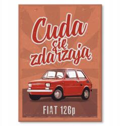 SteelPoster Fém poszter Csodák 126p Tábla Tepsi 42 x 59, 4 cm +ajándék (plakat dekoracyjny, metalowa tablica, szyld)