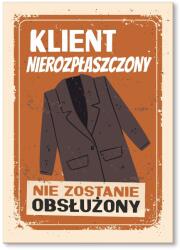 SteelPoster Fém poszter ügyfél lapítatlan Tábla 30 x 42 cm +ajándék (plakat dekoracyjny, metalowa tablica, szyld)