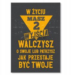 SteelPoster Fém poszter két kijárattal Tábla Tepsi 22 x 31 cm +ajándék (plakat dekoracyjny, metalowa tablica, szyld)