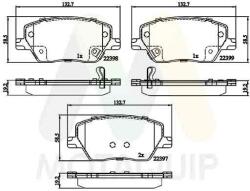 MOTAQUIP Set placute frana MOTAQUIP LVXL1890 (LVXL1890)