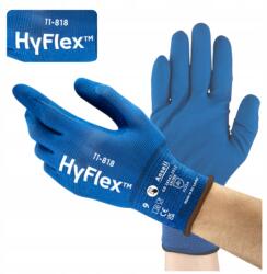 Ansell Nitril munkakesztyű L 10 púdermentes műhelykesztyű Ansell HyFlex (Rękawice robocze HyFlex)