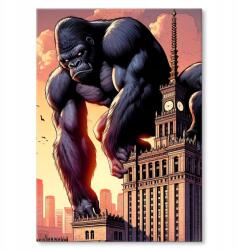 SteelPoster Fém poszter monster II Tábla Tepsi 22 x 31 cm +ajándék (plakat dekoracyjny, metalowa tablica, szyld)
