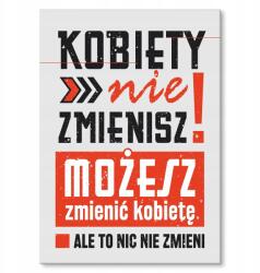 SteelPoster Fém női poszter nem változtatható Tábla Tepsi 42 x 59, 4 cm +ajándék (plakat dekoracyjny, metalowa tablica, szyld)