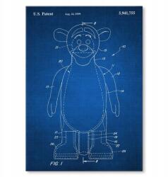 SteelPoster Fém poszter Tiger toy Tech Tábla Tepsi 22 x 31 cm +ajándék (plakat dekoracyjny, metalowa tablica, szyld)