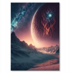 SteelPoster Fém poszter abstract moon Tábla Tepsi 22 x 31 cm +ajándék (plakat dekoracyjny, metalowa tablica, szyld)
