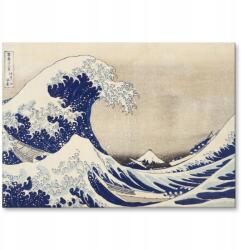 SteelPoster Fém poszter Great Wave Hokusai Tábla Tepsi 42 x 59, 4 cm +ajándék (plakat dekoracyjny, metalowa tablica, szyld)