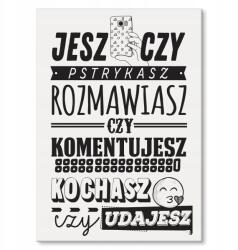 SteelPoster Fém poszter Szereted vagy megjátszod? Tábla 30 x 42 cm +ajándék (plakat dekoracyjny, metalowa tablica, szyld)