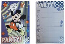 Disney Party meghívó Mickey egérrel 5 db-os