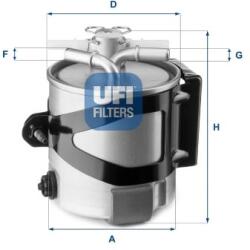 UFI filtru combustibil UFI 55.430. 00 (55.430.00)