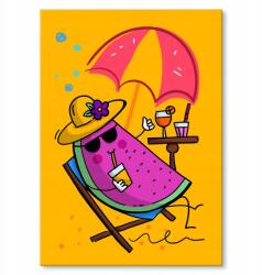 SteelPoster Fém poszter Summer Tábla Tepsi 22 x 31 cm +ajándék (plakat dekoracyjny, metalowa tablica, szyld)