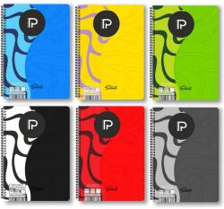 Paperland Caiet A4 cu spira, 100 file, coperta plastic PP500, hartie 80 g/mp, Paperland Select (24800075)