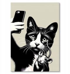 SteelPoster Fém poszter friends selfie Tábla 30 x 42 cm +ajándék (plakat dekoracyjny, metalowa tablica, szyld)