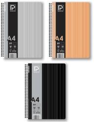 Paperland Caiet A4 cu spira, 80 file, hartie 90 g/mp, coperta plastic PP500, Paperland Exklusiv (24000449)