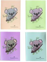 Faber-Castell Caiet A4, 100 file, velin, coperta plastic, hartie 70g/mp, Faber-Castell Koala (FC500408)