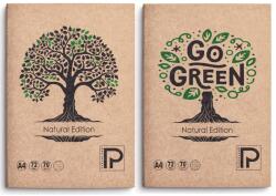 Paperland Caiet A4, 72 file, coperta Kraft, hartie 70 g/mp, Paperland Go Green (24800045)