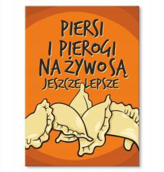 SteelPoster Fém poszter mellek és gombócok Tábla 30 x 42 cm +ajándék (plakat dekoracyjny, metalowa tablica, szyld)