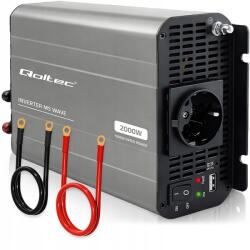 Qoltec Feszültség átalakító 12V 230V 1000W Usb Ms Wave LiFePO4 Agm Qoltec