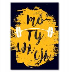 SteelPoster Fém poszter Motiváció Tábla Tepsi 22 x 31 cm +ajándék (plakat dekoracyjny, metalowa tablica, szyld)