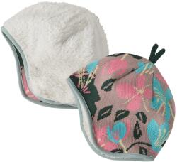 Patagonia Детска зимна шапка (beanie) Patagonia Kid's Reversible Beanie - Hopes And Blooms: Fuzzy Mauve - размер 6-12 Months (904-7311-0213)