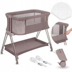 Lionelo Utazóágy Luna Beige Taupe 2in1 Szabadon álló (LO-LUNA BEIGE TAUPE)
