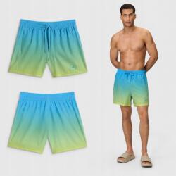 4F Férfi Strand Rövidnadrág 4F Rövid Boardshort Kék 4XL Plus Size (4FWSS26UBDSM168)
