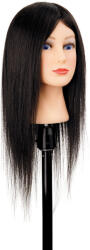 SalonTools mobilier, aparate și accesorii Cap de antrenament mediu, păr natural 35/40 cm, nuanța 3 (XS401804)
