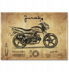 SteelPoster Fém poszter Junak 901 Tábla Tepsi 42 x 59, 4 cm +ajándék (plakat dekoracyjny, metalowa tablica, szyld)