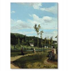 SteelPoster Fém poszter Country road Pissarro Tábla 30 x 42 cm +ajándék (plakat dekoracyjny, metalowa tablica, szyld)