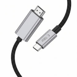 Tech-Protect Ultraboost kábel USB-C / HDMI 2.1 8K 2m, szürke