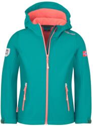 TROLLKIDS Детско софтшел яке Trollkids Girl's Trollfjord Jacket Softshell jacket - Ocean Green / Coral Pink / Midnight Petrol - размер 104 (EU) (703-2073-1812)