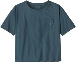 Patagonia Дамска тениска Patagonia Women's Fitz Roy Massif Easy Cut Pocket Tee T-shirt - Summit Blue (916-7798-0314)