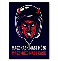 SteelPoster Fém poszter Van agyad Tábla 42 x 59, 4 cm +ajándék (plakat dekoracyjny, metalowa tablica, szyld)